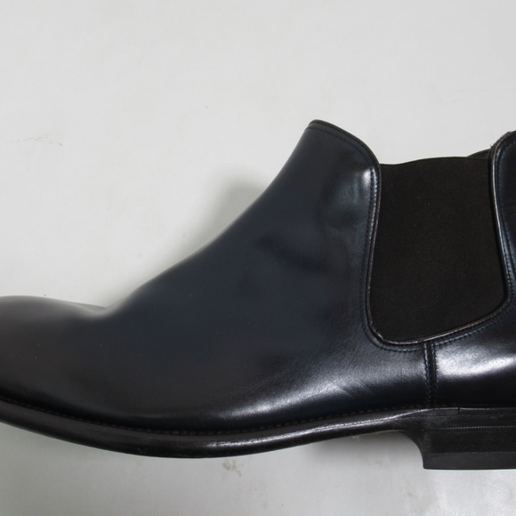 Salvatore Ferragamo Men\'s Santo Chelsea Boots Chocolate Blue Size 11 US / 9.5 UK main image 8